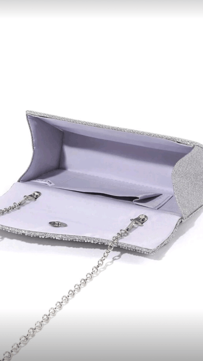 Silver Clutch EB015