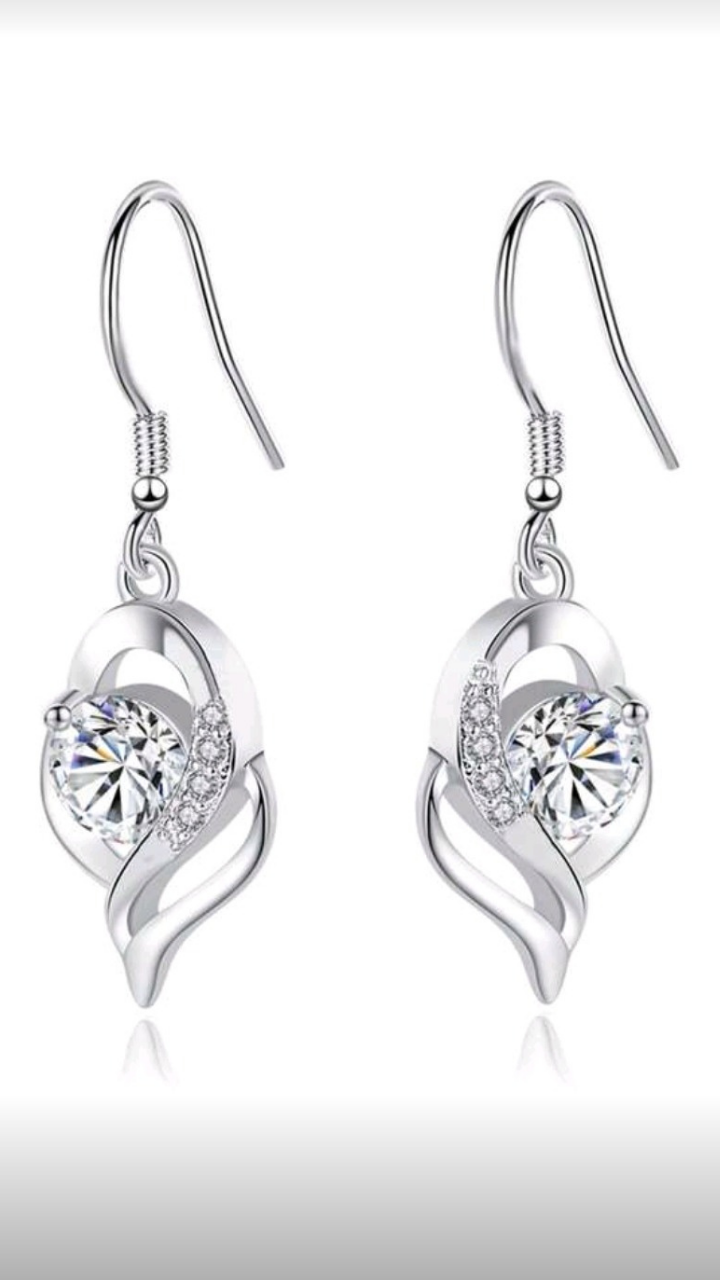 Silver Dangling Earring JU066