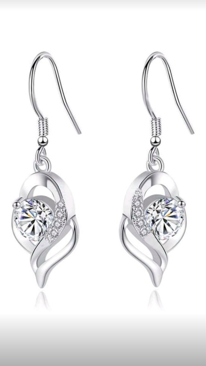Silver Dangling Earring JU066