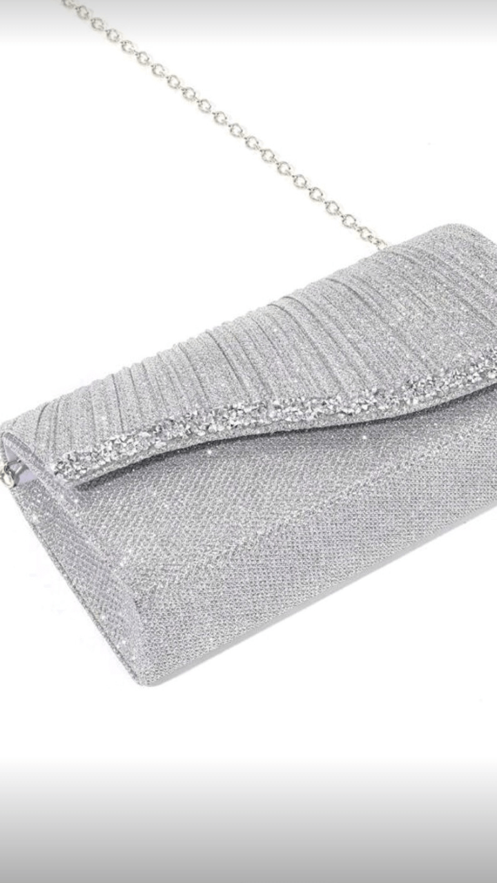 Silver Clutch EB015