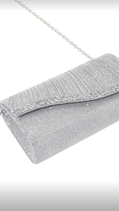 Silver Clutch EB015