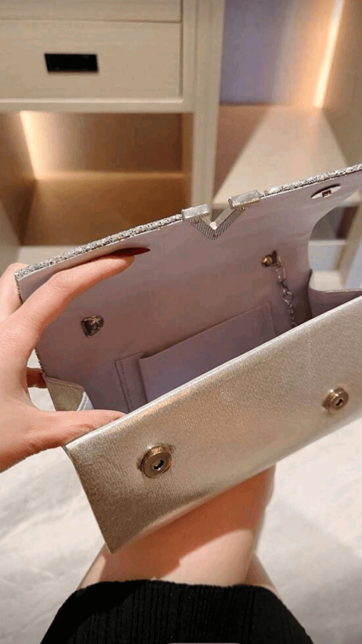 Silver / Gold Clutch Bag EB018