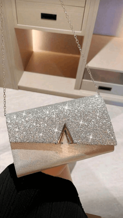 Silver / Gold Clutch Bag EB018