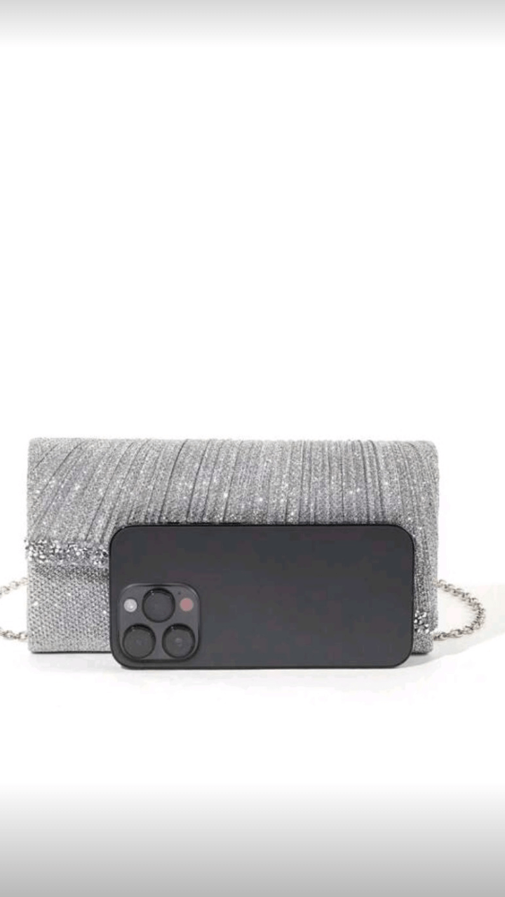 Silver Clutch EB015