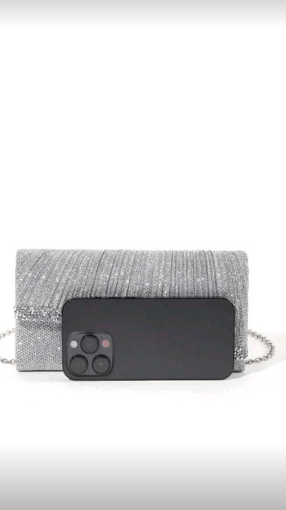 Silver Clutch EB015