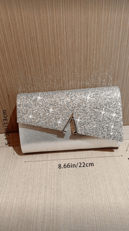 Silver / Gold Clutch Bag EB018