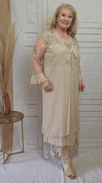 Champagne Dress Set LR0592