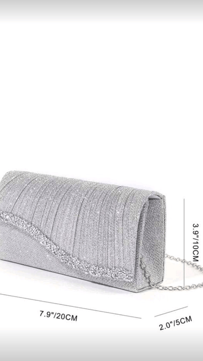 Silver Clutch EB015
