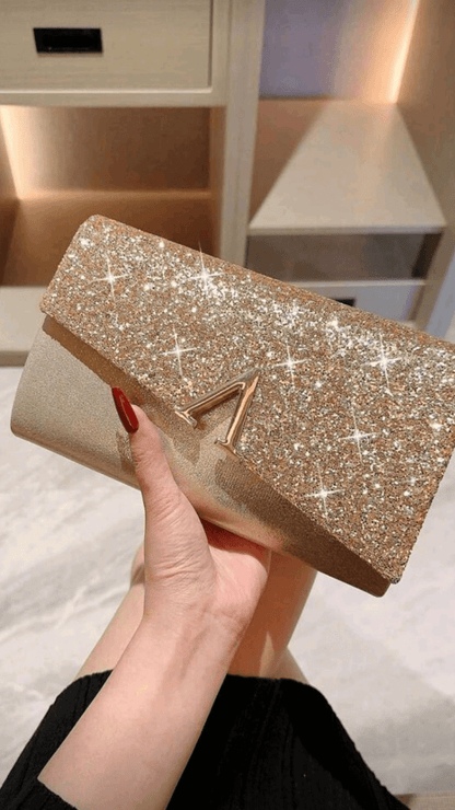 Silver / Gold Clutch Bag EB018