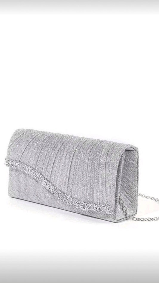 Silver Clutch EB015