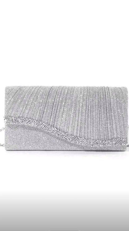 Silver Clutch EB015