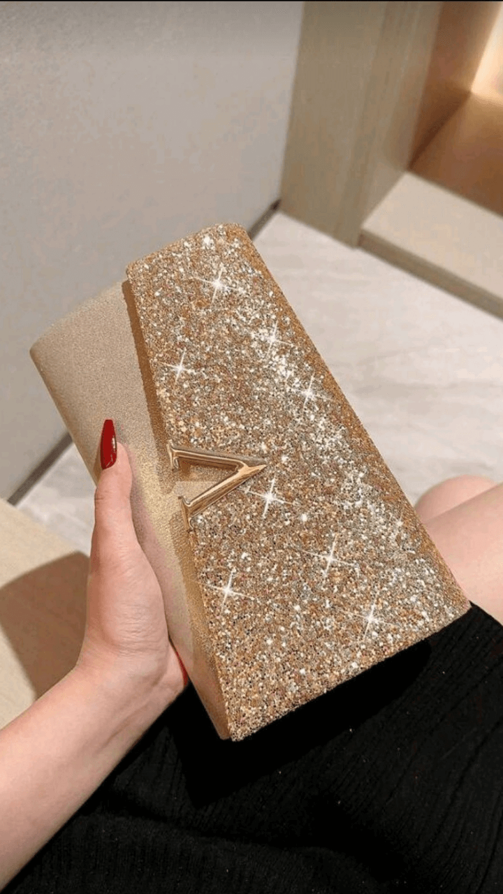 Silver / Gold Clutch Bag EB018