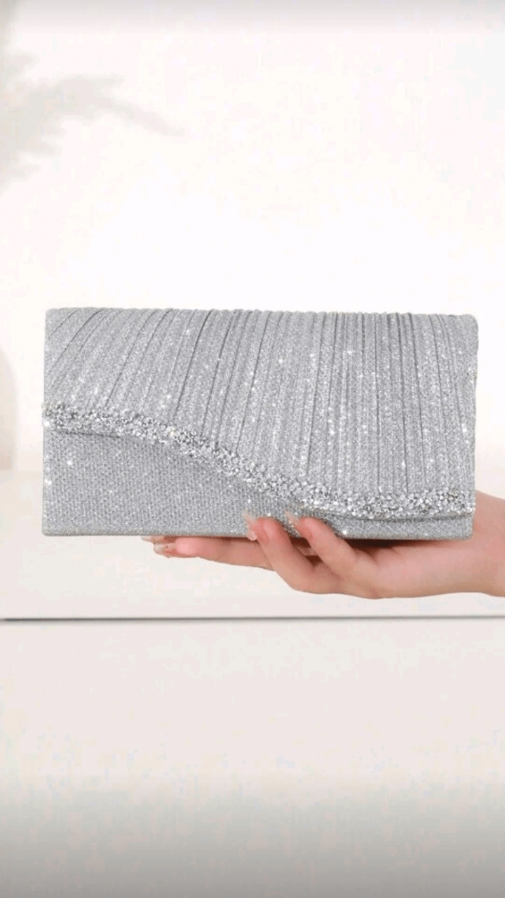 Silver Clutch EB015
