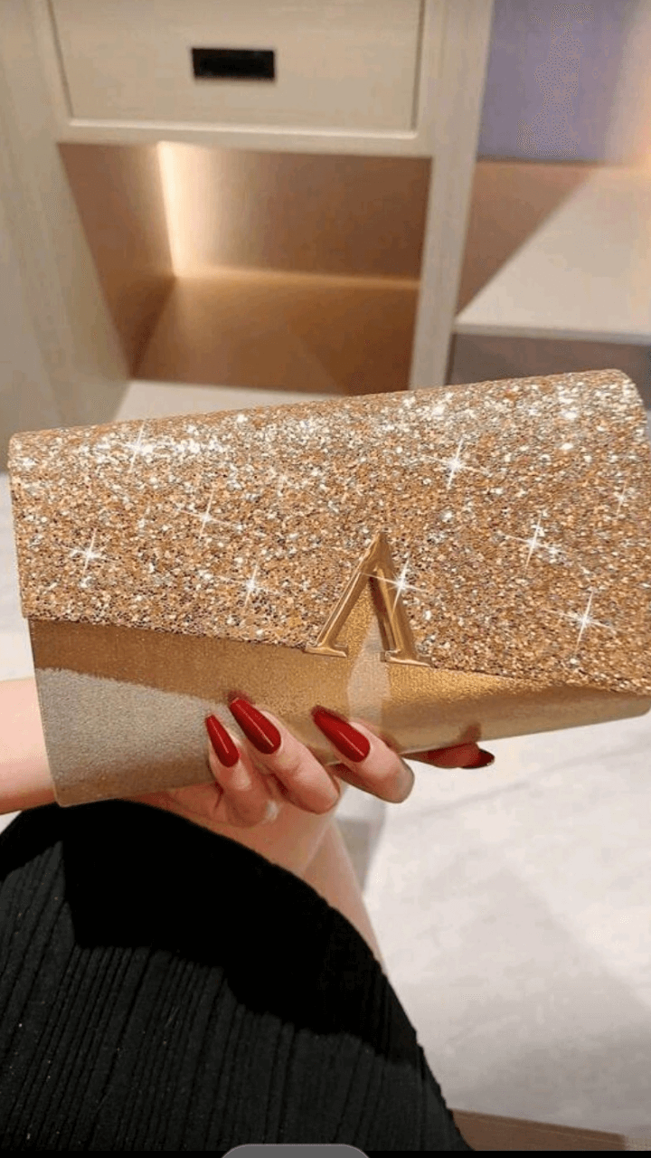 Silver / Gold Clutch Bag EB018