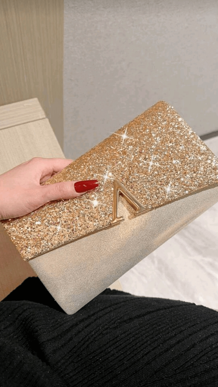 Silver / Gold Clutch Bag EB018