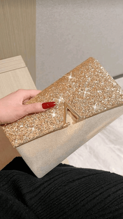 Silver / Gold Clutch Bag EB018