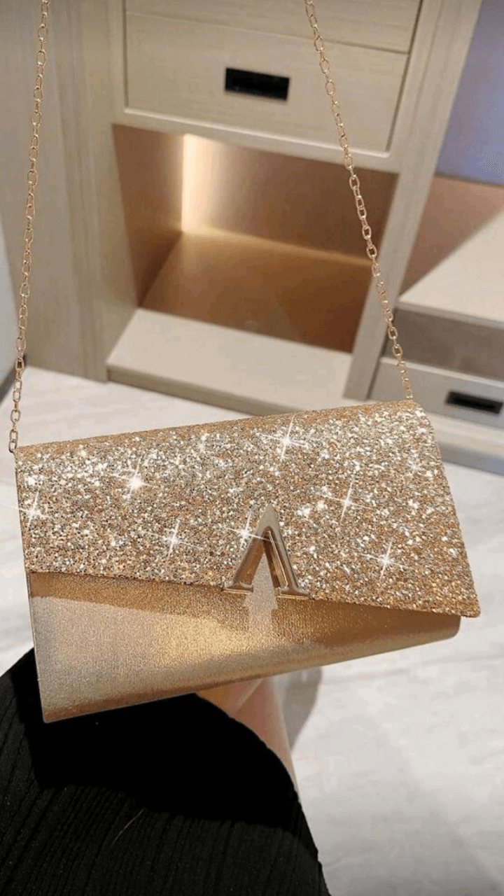 Silver / Gold Clutch Bag EB018