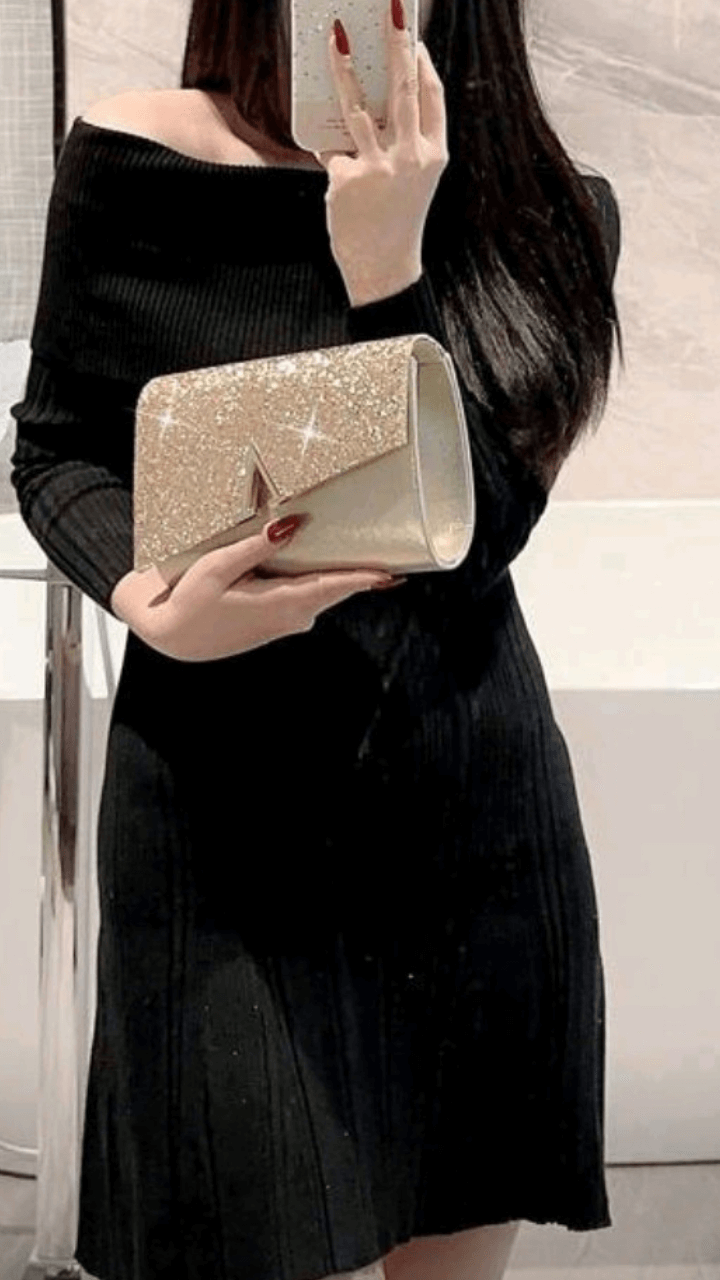 Silver / Gold Clutch Bag EB018