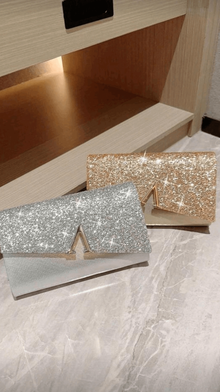 Silver / Gold Clutch Bag EB018