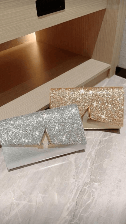 Silver / Gold Clutch Bag EB018