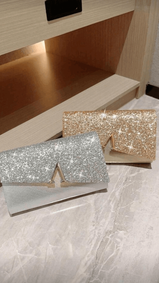 Silver / Gold Clutch Bag EB018