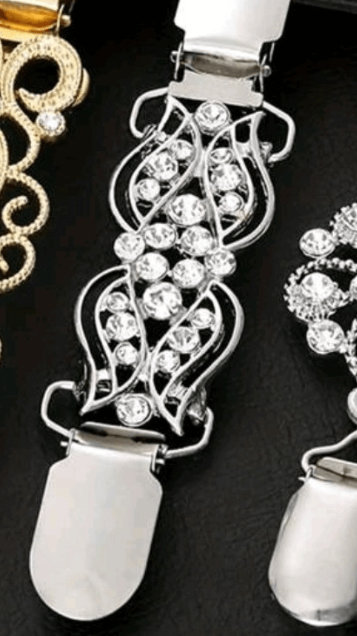 Silver / Gold Cardigan Clip JU042