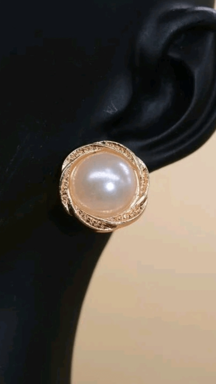 Faux Pearl Earrings JU010