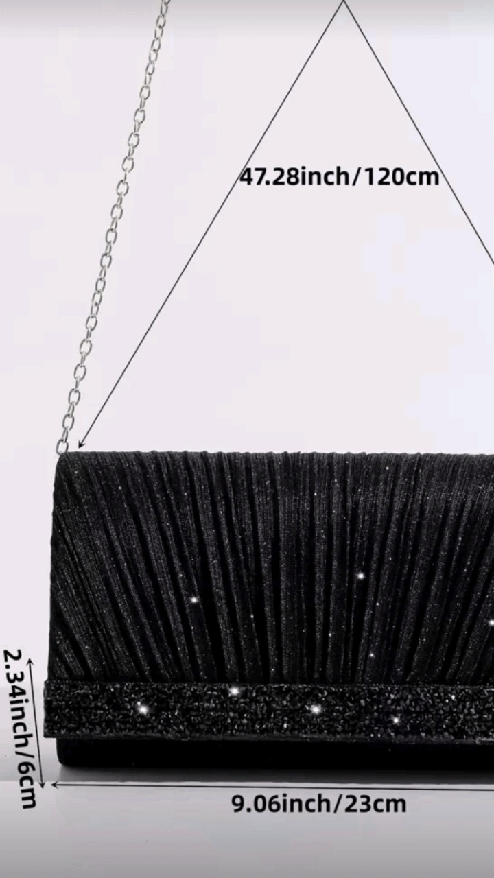 Black Clutch Bag EB006