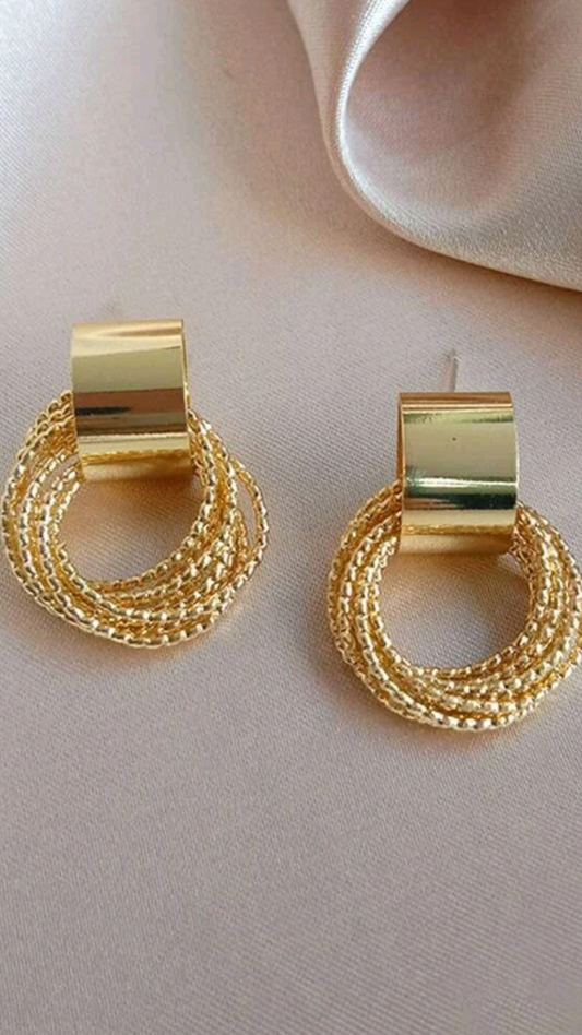 Gold Rings Earring JU0135