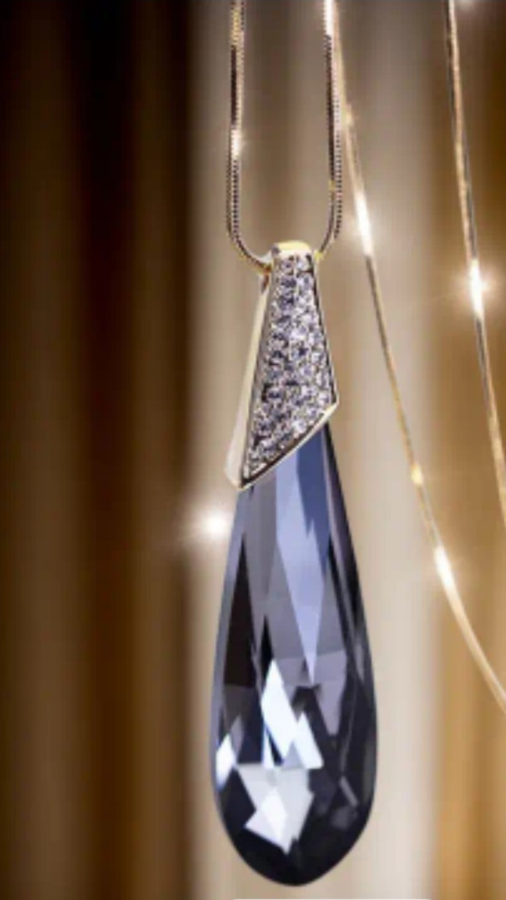 Silver Pendant Necklace JU0357