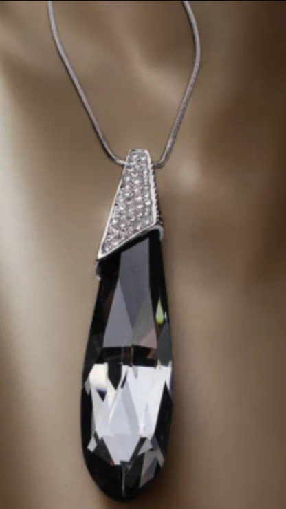 Silver Pendant Necklace JU0357