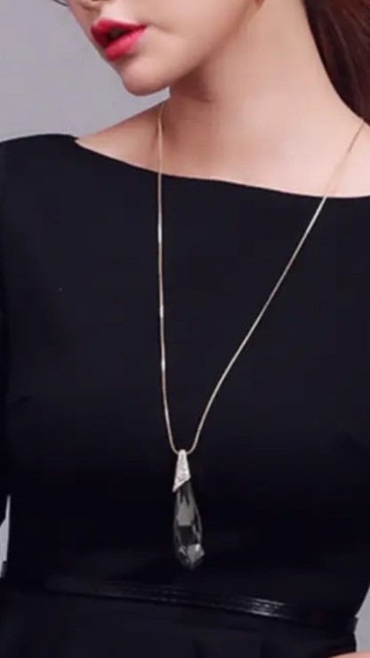 Silver Pendant Necklace JU0357