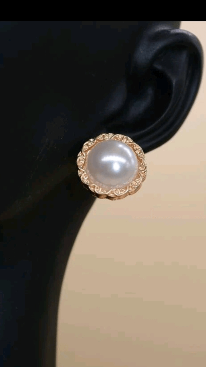 Faux Pearl Earrings JU010