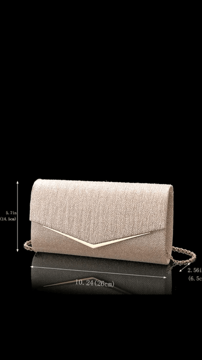 Gold Clutch Bag EB003