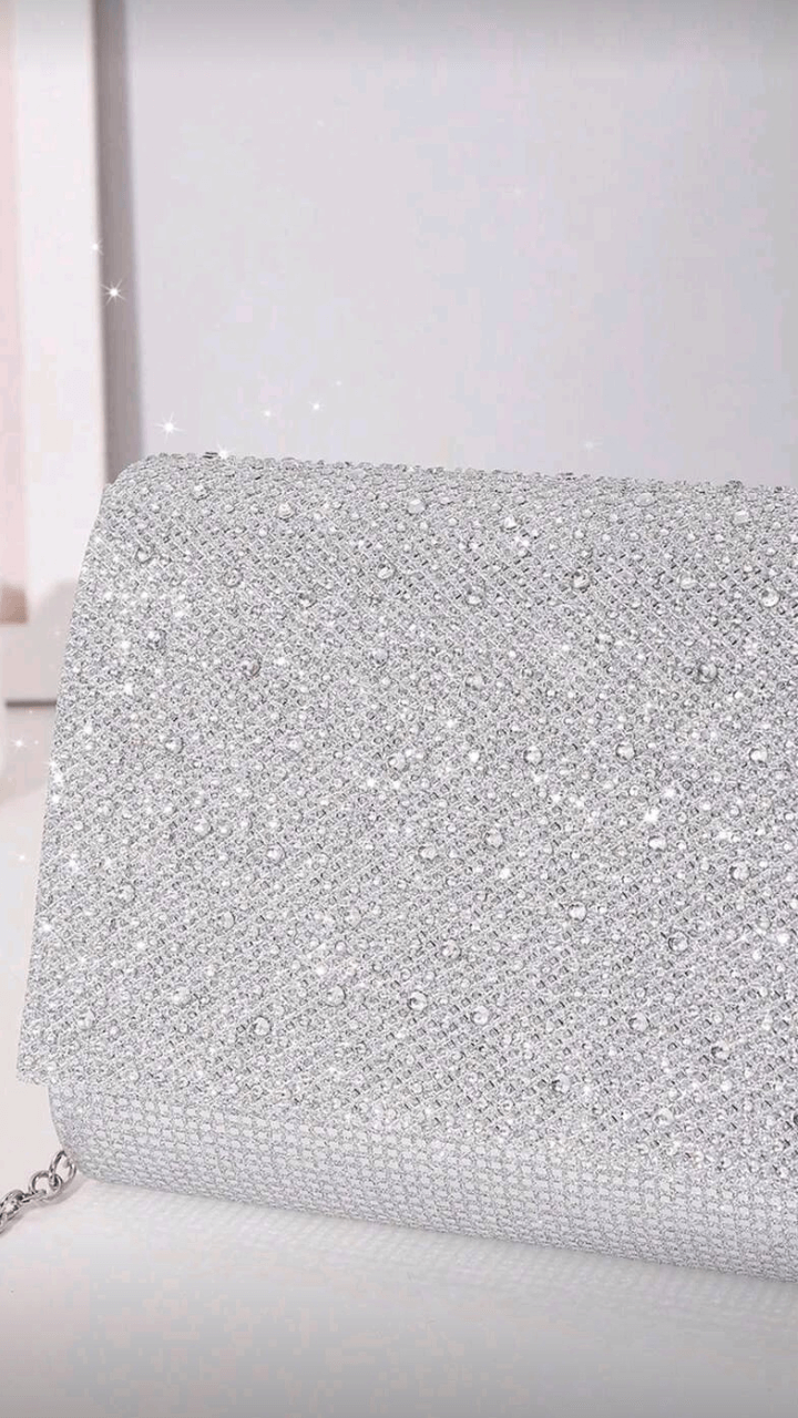 Silver Evening Bag EB017