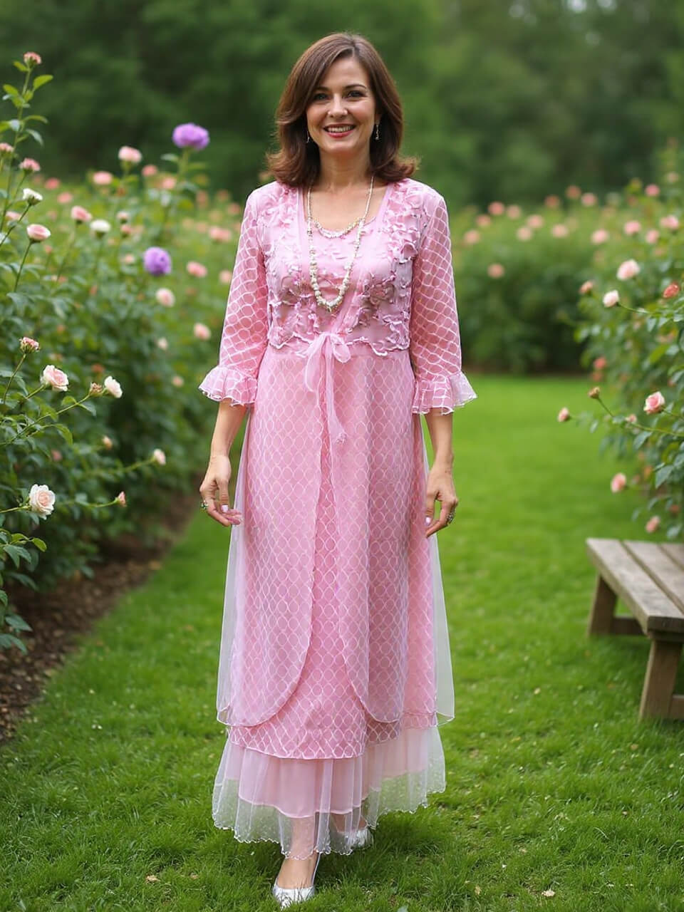 Soft Pink 3-Piece Dress Set LR0605