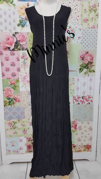 Black Printed Over Dress SH0130