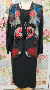 Black 2-Piece Dress Set MY0107