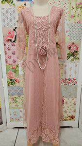 Dusty Pink Dress Set LR0606