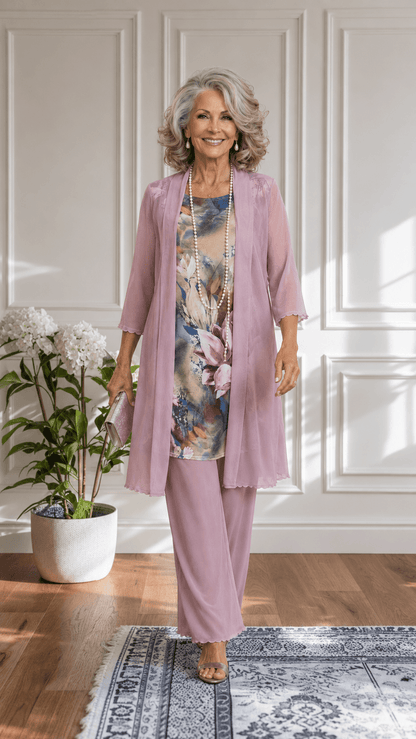 Pink 3-Piece Pants Set VB0164