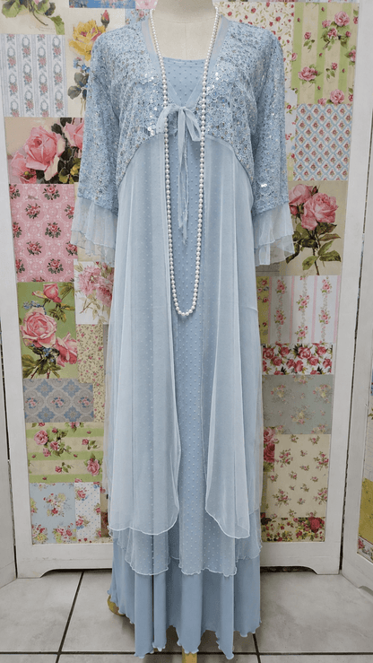 Sky Blue Dress Set LR0159