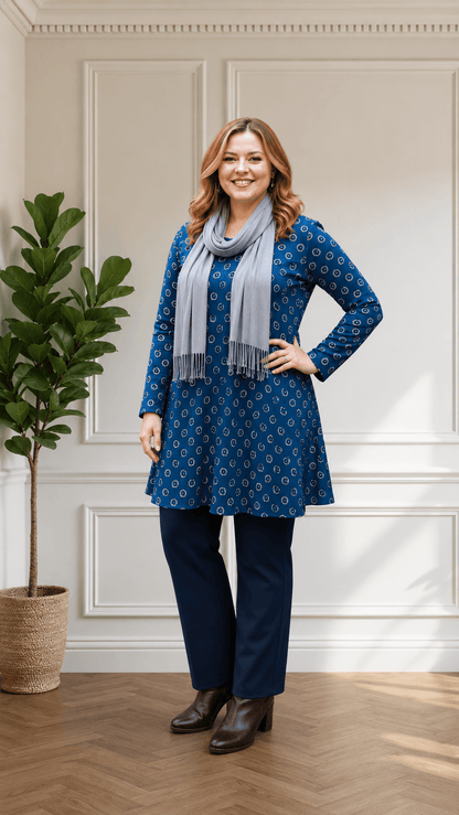 Petrol Blue Top MB041