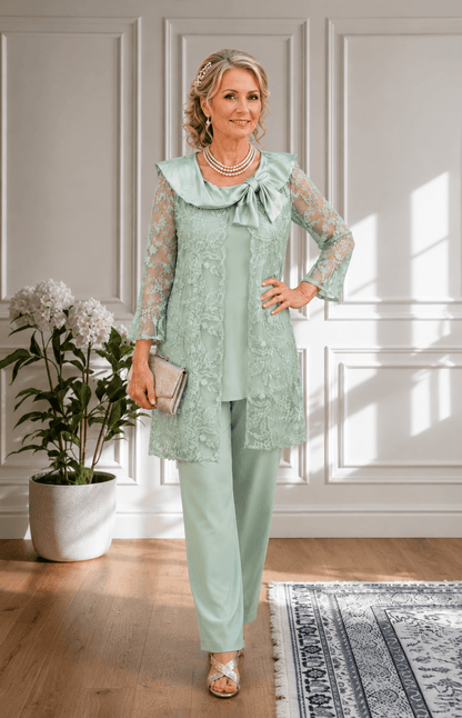 Mint Green 3-Piece Pants Set GD0228