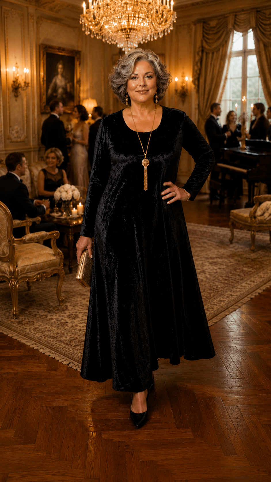 Black Valour Dress LR0445