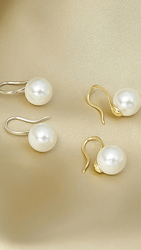 Silver Pearl Earring JU0334