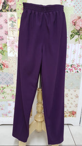 Dark Purple Rib Pants SAM040