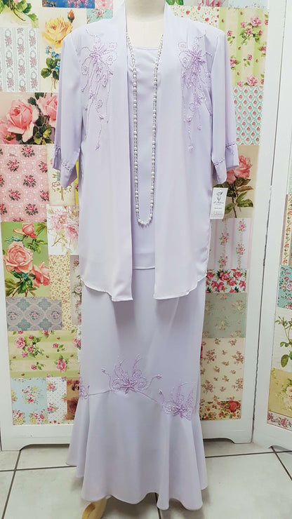 Lilac 2-Piece Skirt Set VI001