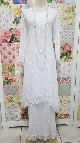 White Dress BK040