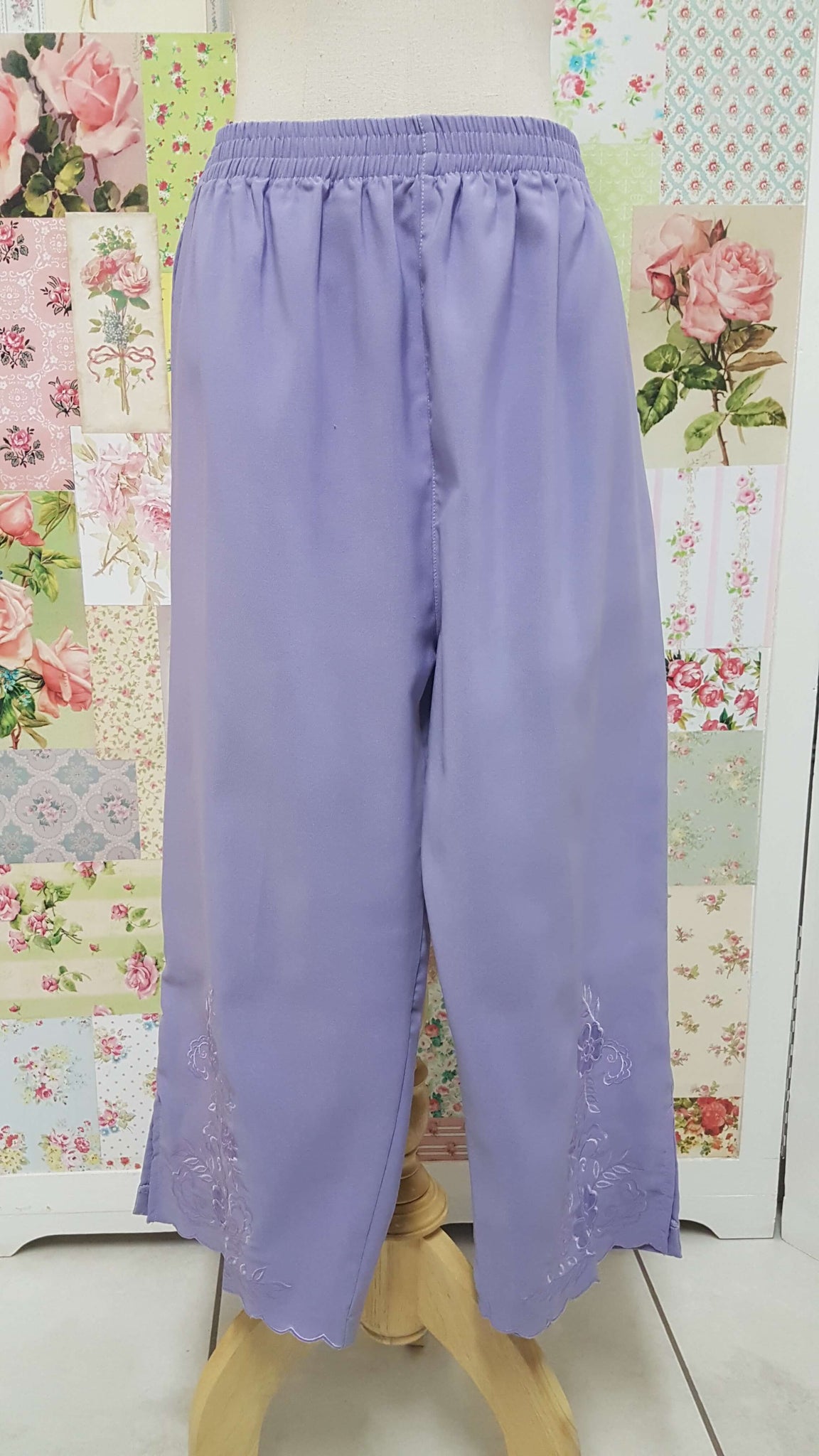 3/4 Lilac Pants BK0380