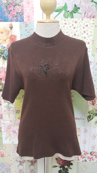 Brown Knitted 2-Piece  BK0189